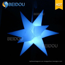 Fiesta de bodas de la etapa del acontecimiento La Navidad iluminó la estrella inflable iluminada de la decoración